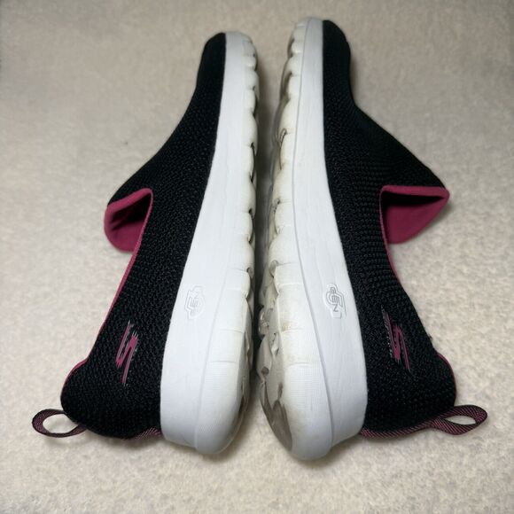 Women's SKECHERS Go Walk Joy Black Slip On Walking Shoes / Size 11 - Picture 6 of 8